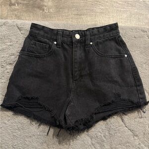 Cotton On Black High Rise Shorts
